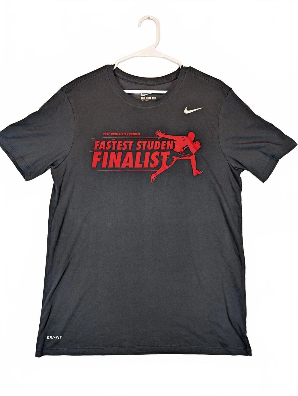 Nike The Nike Tee Fastest Student Finalist Ohio State DriFit Football Mens L